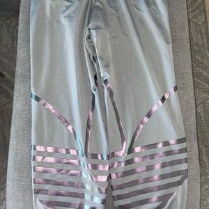 Adidas women’s large gray sweatpants
